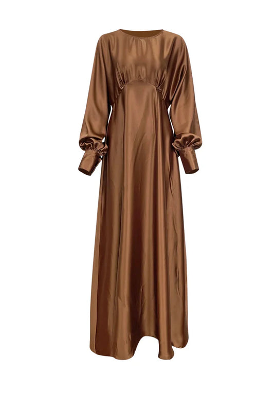 IMELDA BATWING DRESS - COCOA BEAN