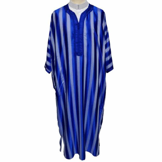 Striped Quarter Sleeves Thobe Kandorah